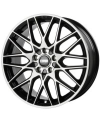 Jante ALU, CMS C25 Diamant Noir Brillant, 8.5X20 5/ 112 ET20, Alésage 66.6