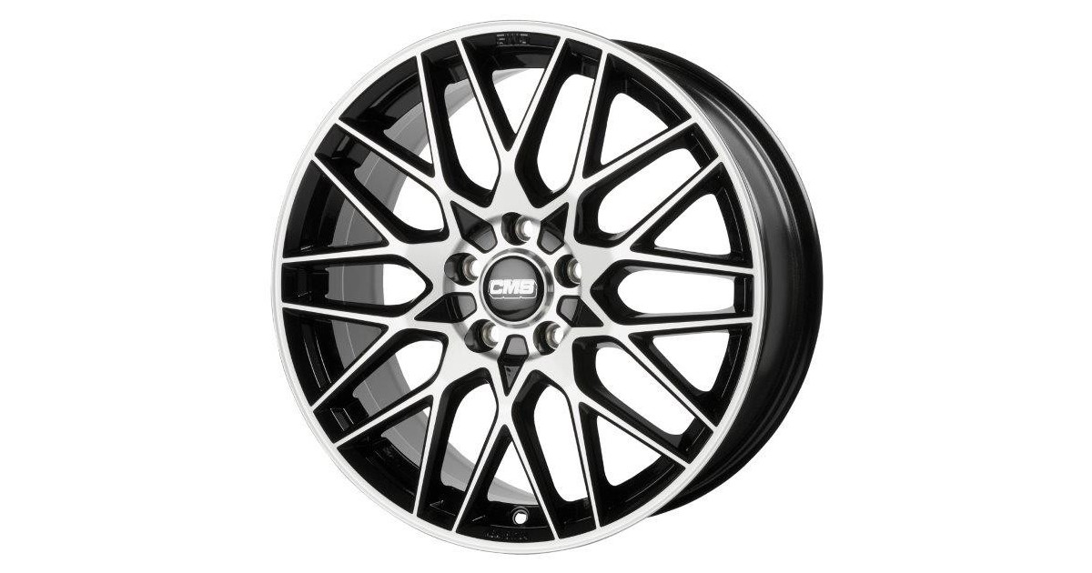 Jante ALU, CMS C25 Diamant Noir Brillant, 8.5X19 5/112 ET40, Alésage 57.1