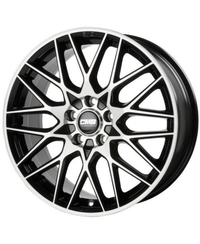 Jante ALU, CMS C25 Diamant Noir Brillant, 8.5X19 5/ 112 ET50, Alésage 66.6
