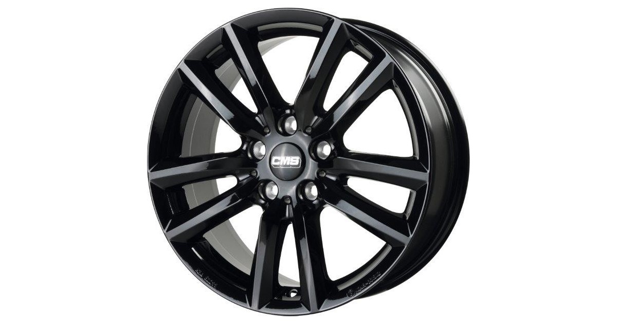 Jante ALU, CMS C27 Noir Brillant, 7X18 5/108 ET50, Alésage 63.4