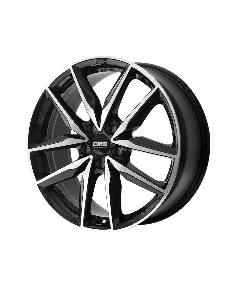Jante ALU, CMS C28 Diamant Noir Brillant, 8X20 5/112 ET39, Alésage 66.5