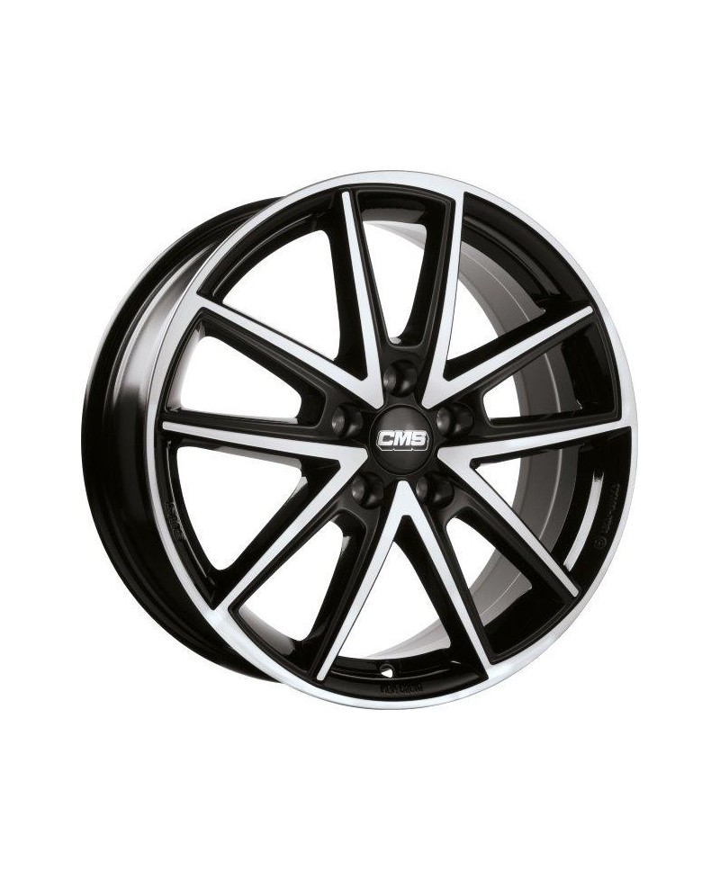 Jante ALU, CMS C30 Diamant Noir Brillant, 7X17 5/112 ET40, Alésage 57.1