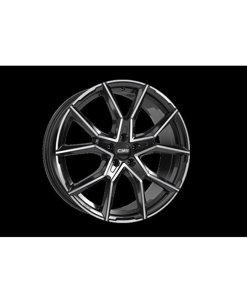Jante ALU, CMS C33 Diamant Noir Brillant, 8X18 5/112 ET48, Alésage 66.5
