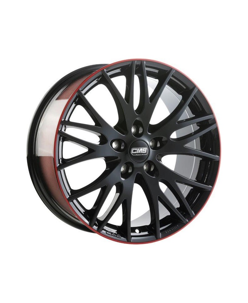 Jante ALU, CMS C8 Noir Rouge Brillant, 8X18 5/114.3 ET45, Alésage 67.2