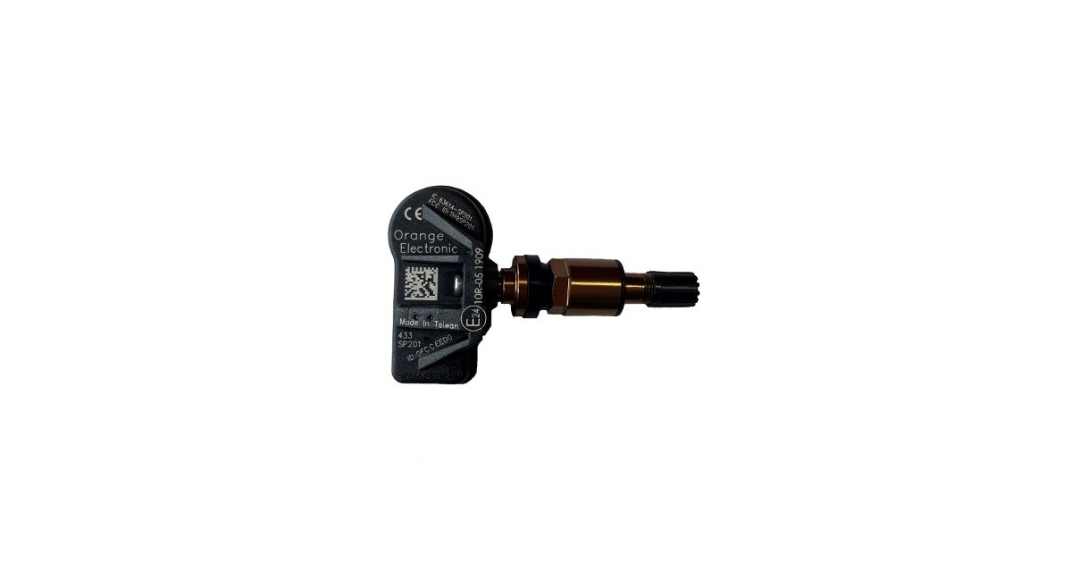 Capteur de roue, TPMS, Orange, TY-SP201M-BZ, CLAMP-IN UNI