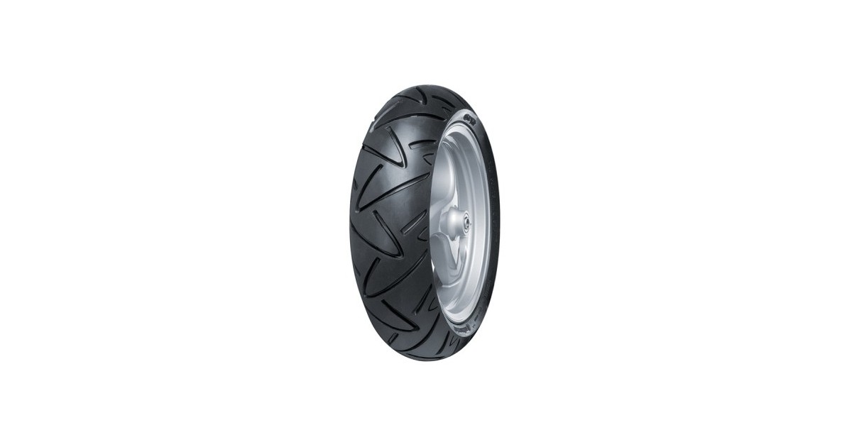 Pneu scooter,  Continental ContiTwist WW front/rear 130/70-12 62P TL white wall