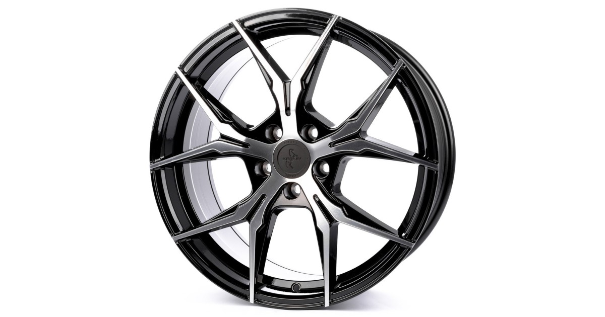 KESKIN KT19 Angel BLACK FRONT POLISH 8x18 5/108 ET45 Alésage 72,6