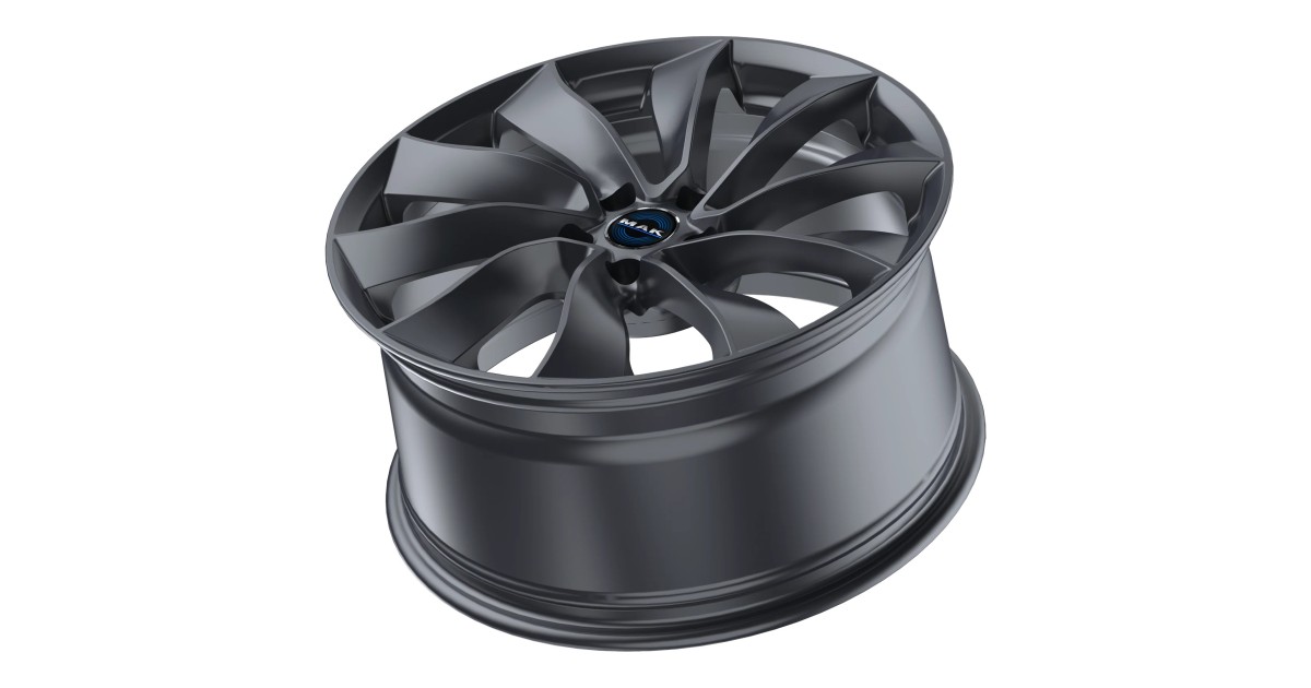 Jante Alu MAK SOLAR GLOSS GUN METAL  9,5x19 5x114.3 ET45 , Alésage 64.1