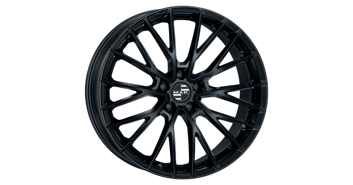 Jante Alu MAK SPECIALE GLOSS BLACK 10x21 5x114.3 ET40 , Alésage 76