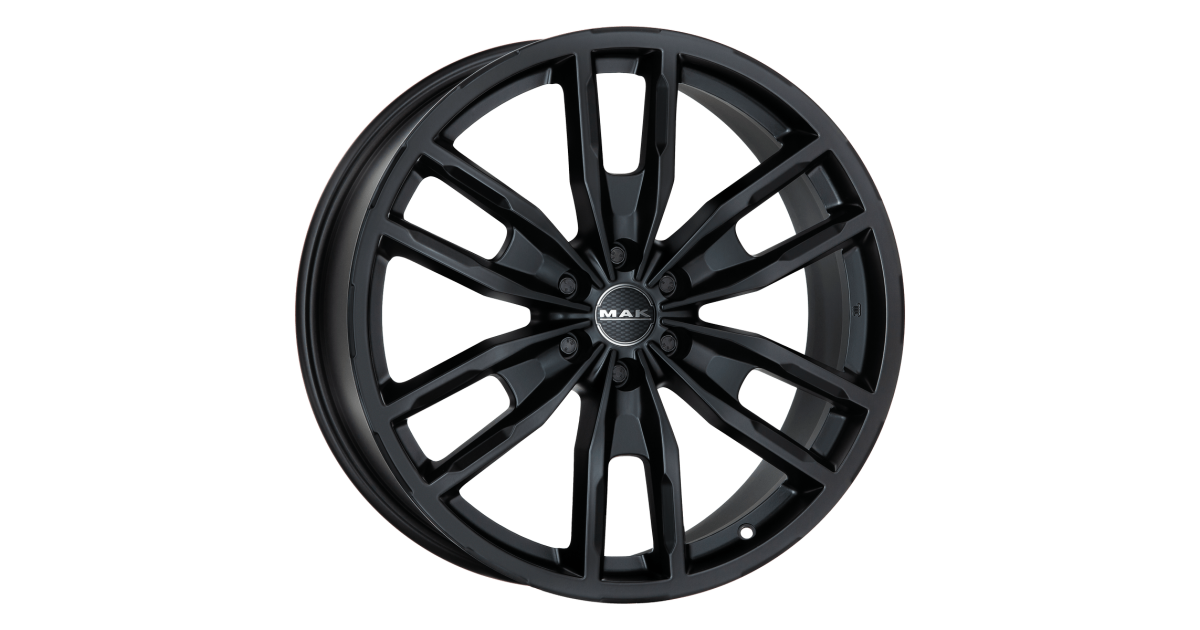 Jante Alu MAK PEAK MATT BLACK 9x20 6x139,7 ET55 , Alésage 93.1