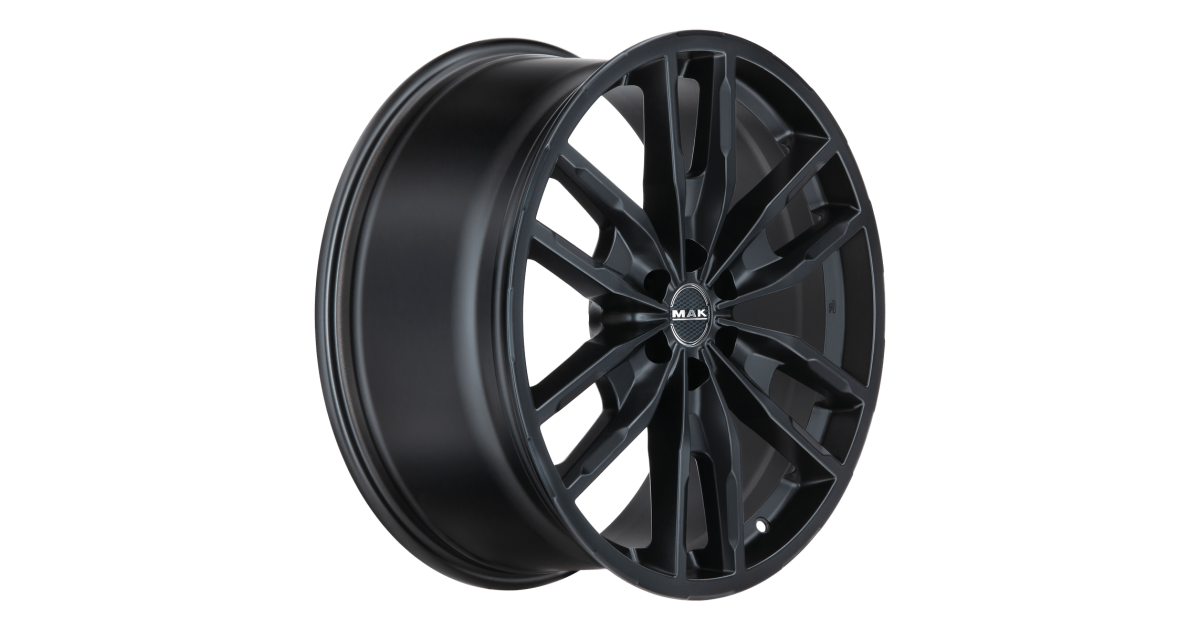 Jante Alu MAK PEAK MATT BLACK 9x20 6x139,7 ET55 , Alésage 93.1