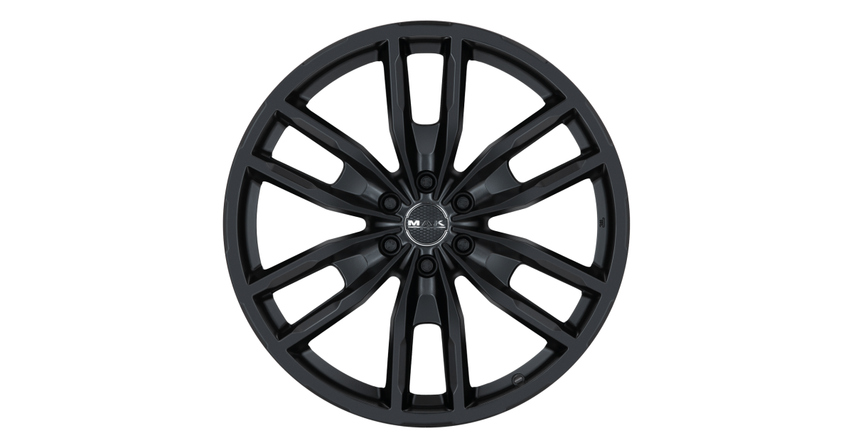 Jante Alu MAK PEAK MATT BLACK 9x20 6x139,7 ET55 , Alésage 93.1