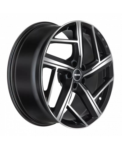 Jante Alu MAK 8,5x20 5x112 ET38 MAK QVATTRO BLACK MIR., Alésage 57.10