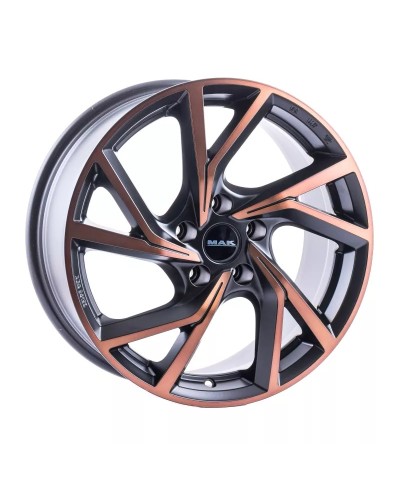 Jante Alu MAK 8x20 5x112 ET48 MAK KASSEL BLACK & BRONZE, Alésage 76.00