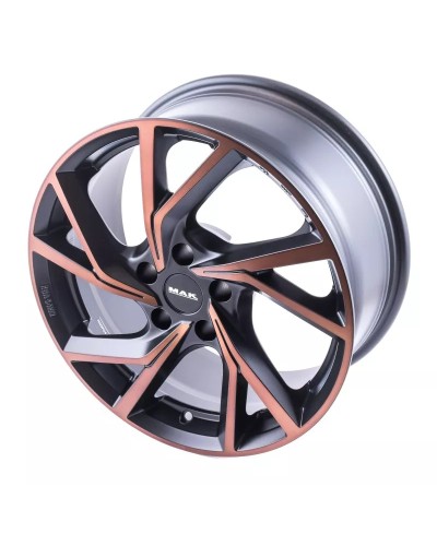 Jante Alu MAK 8x20 5x112 ET48 MAK KASSEL BLACK & BRONZE, Alésage 76.00