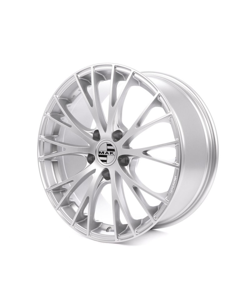 Jante Alu MAK 9x19 5x112 ET21 MAK RENNEN SILVER, Alésage 66.45
