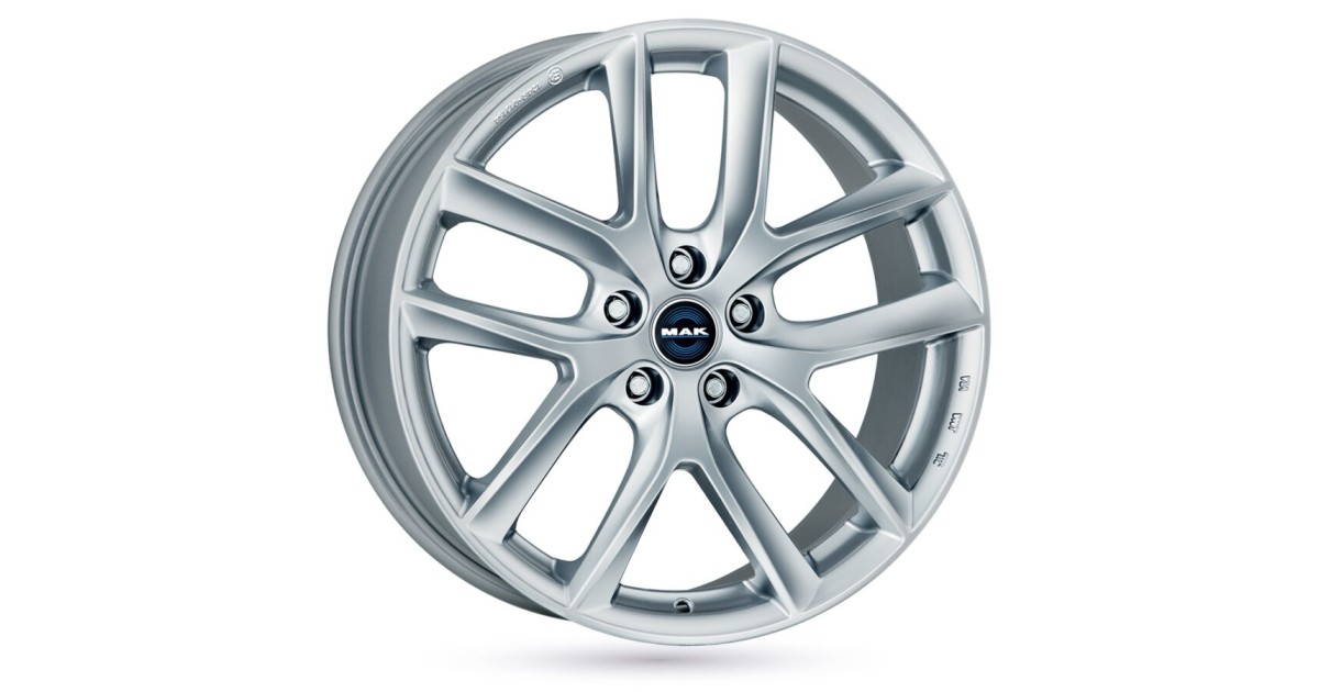Jante Alu  MAK VOLTAGE SILVER 9,5x19 5x114.3 ET45 , Alésage 64.1