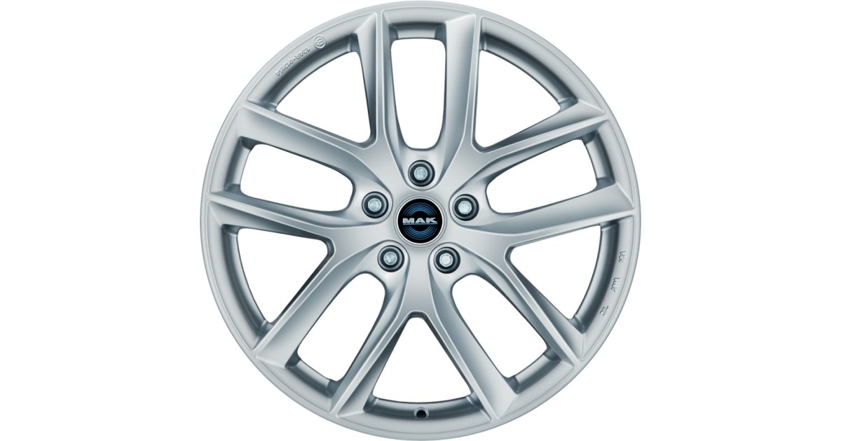 Jante Alu  MAK VOLTAGE SILVER 9,5x19 5x114.3 ET45 , Alésage 64.1
