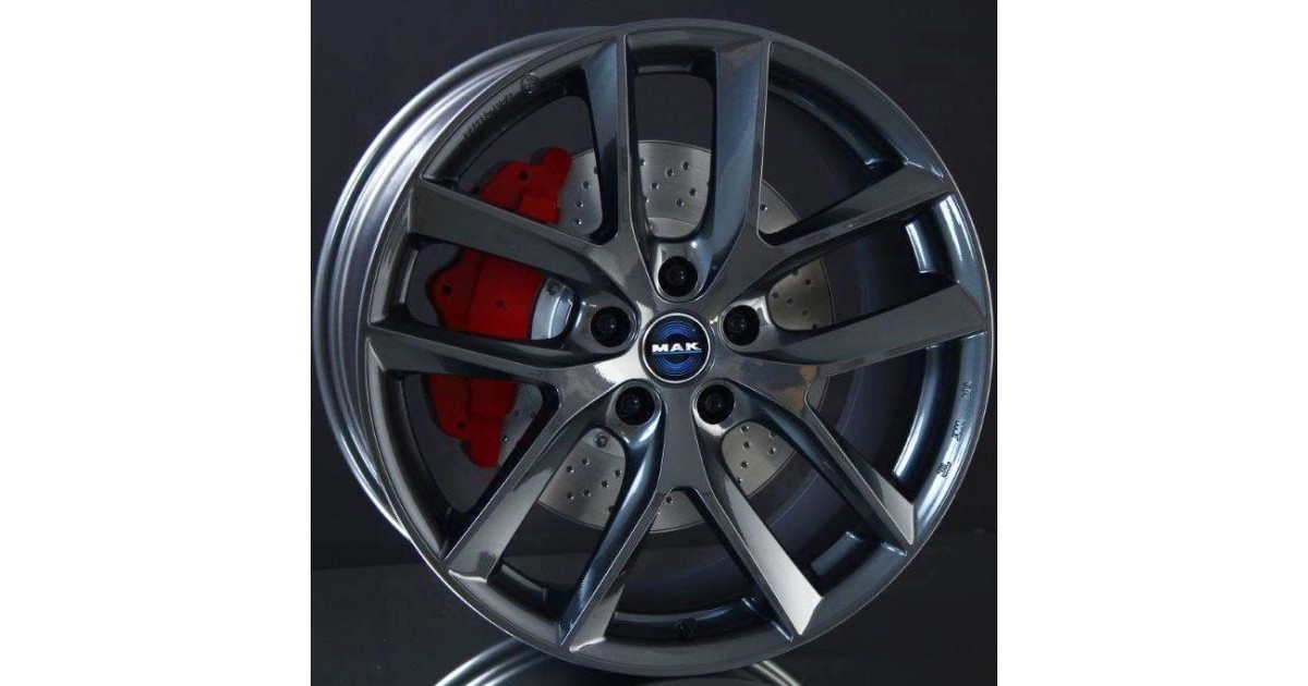 Jante Alu MAK VOLTAGE GLOSS GUN METAL  9,5x19 5x114.3 ET45 , Alésage 64.1
