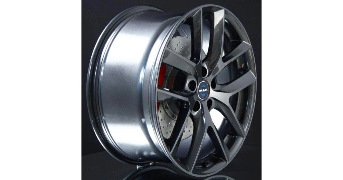 Jante Alu MAK VOLTAGE GLOSS GUN METAL  9,5x19 5x114.3 ET45 , Alésage 64.1