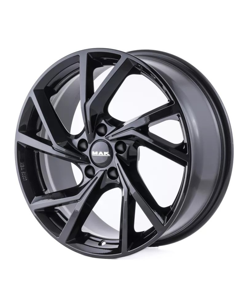 Jante Alu MAK KASSEL GLOSS BLACK  7,5x19 5x112 ET50 , Alésage 57.1