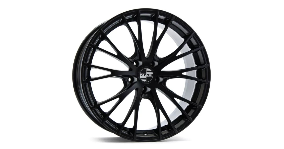 Jante Alu MAK 8x19 5x112 ET21 MAK RENNEN MATT BLACK, Alésage 66.45