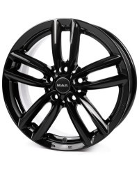 Jante Alu MAK OXFORD GLOSS BLACK 7x18 5x112 ET54 , Alésage 66.6
