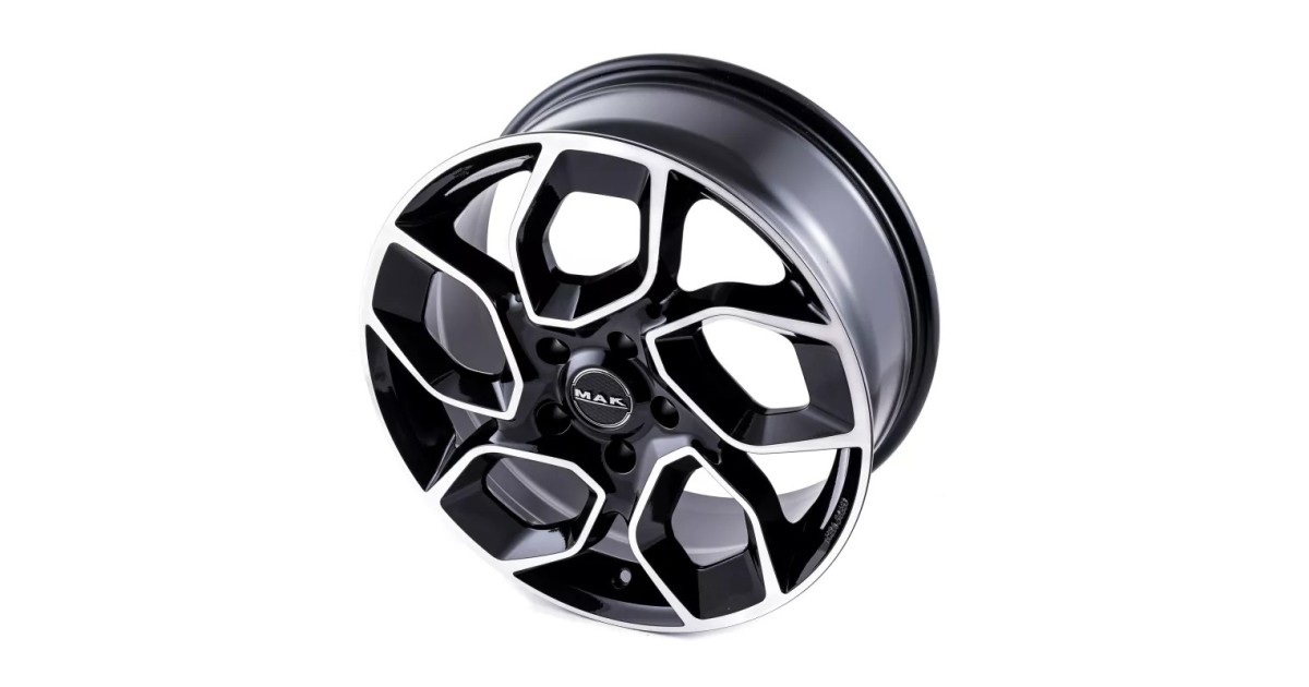 Jante Alu MAK EXPRESS BLACK MIRROR  7,5x18 5x160 ET50 , Alésage 65.1