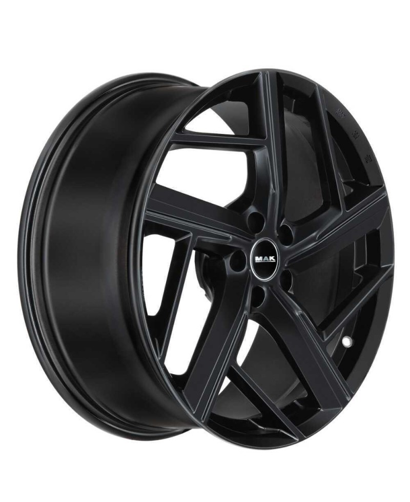 Jante Alu MAK 8x18 5x112 ET39 MAK QVATTRO GL. BLACK, Alésage 66.45