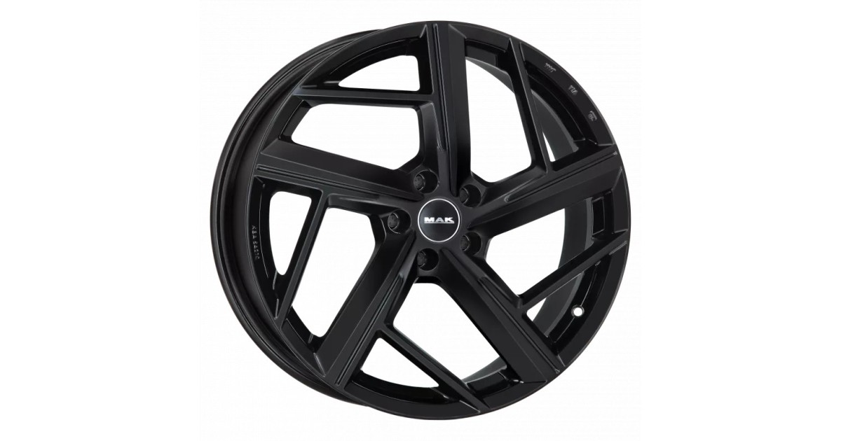 Jante Alu MAK QVATTRO GLOSS BLACK  8x18 5x112 ET39 , Alésage 66.45