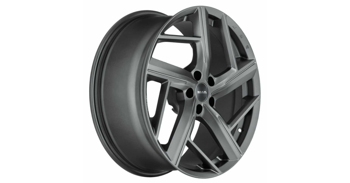 Jante Alu MAK QVATTRO MATT TITAN 8x18 5x112 ET39 , Alésage 66.45