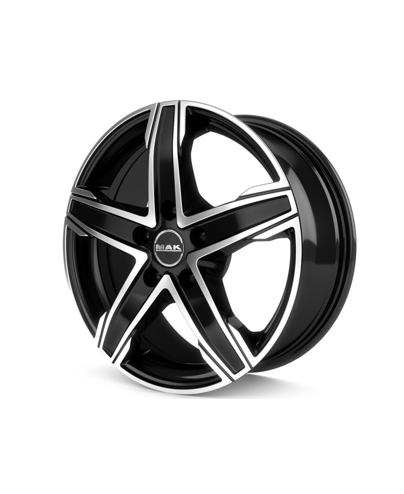 Jante Alu MAK 6,5x16 5x130 ET55 MAK KING 5 ICE BLACK, Alésage 78.10