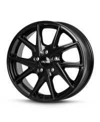 Jante Alu  OXXO CROW BLACK (OX25) 7x17 4x100 ET45 , Alésage 63.4