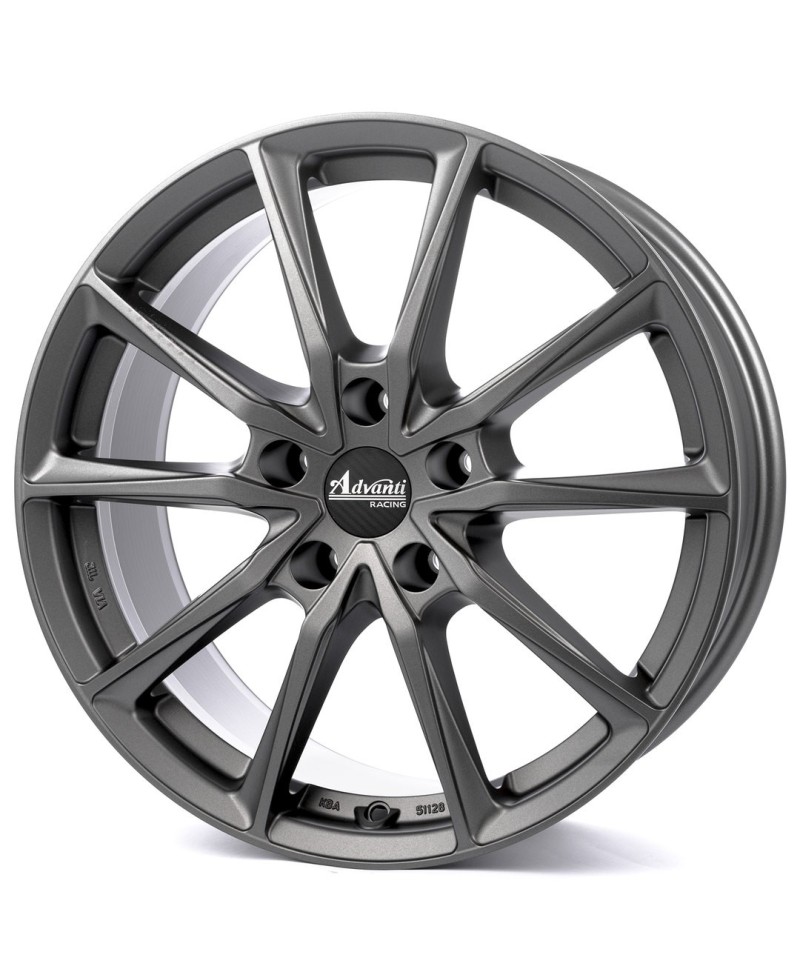 Jante Alu  OXXO CENTURIO DARK Matt Gunmetal (ADV15)  7,5x17 5x114.3  ET45, Alésage 72.6