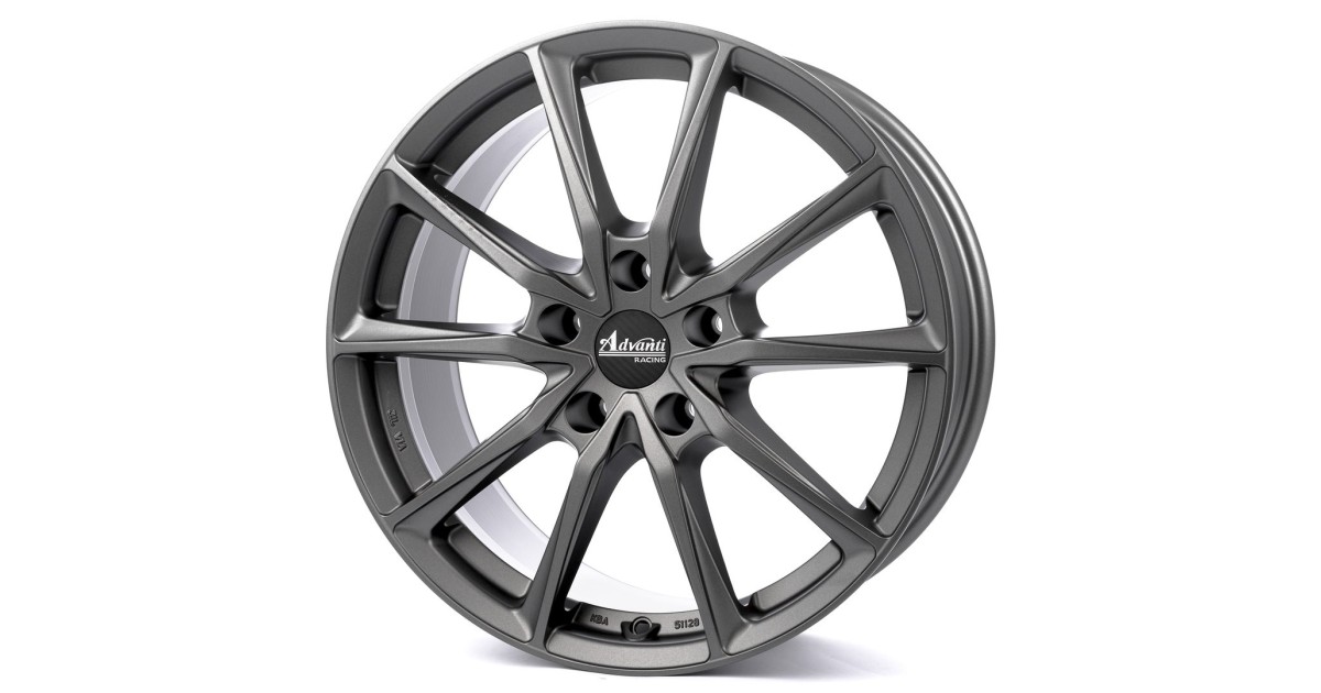 Jante Alu  OXXO CENTURIO DARK Matt Gunmetal (ADV15)  7,5x17 5x114.3  ET45, Alésage 72.6