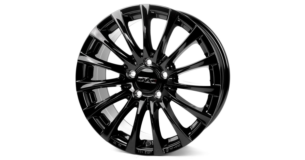 Jante Alu OXXO ELAN BLACK (OX14) 6,5x17 5x112 ET44 , Alésage 66.6