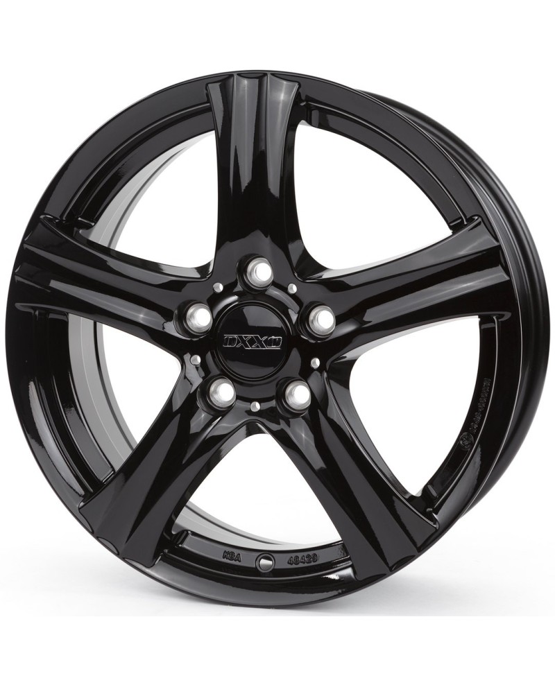 Jante Alu OXXO 5,5x15 5x100 ET40 OXXO CHARON BLACK (RG14), Alésage 57.10
