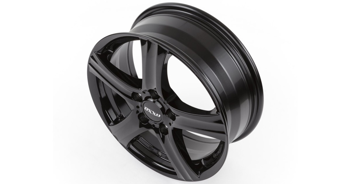Jante Alu OXXO 5,5x15 5x100 ET40 OXXO CHARON BLACK (RG14), Alésage 57.10