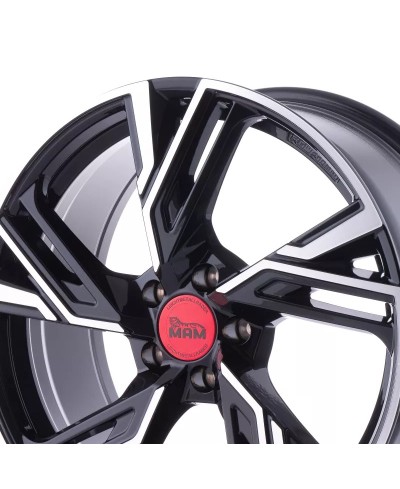 MAM RS5 BFP BLACK FRONT POLISH 8,5x19 5/120 ET35 ,Alésage 72,6