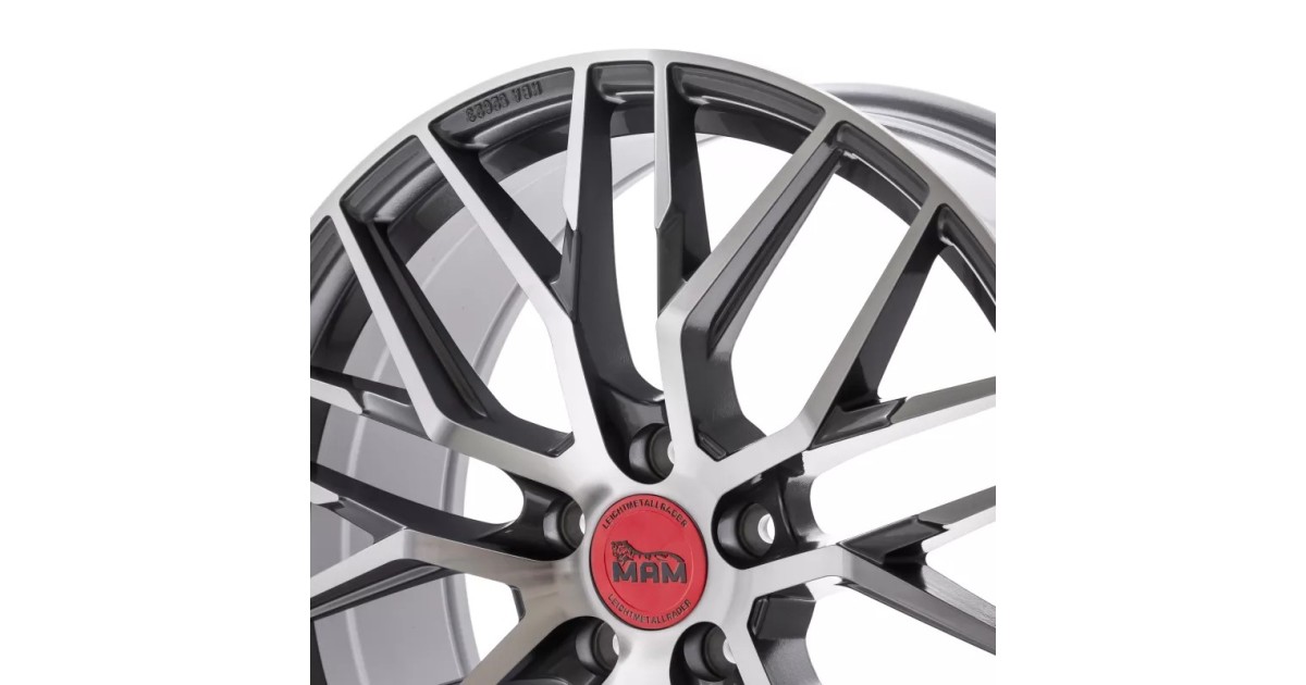 MAM RS4 PALLADIUM FRONT POLISH 7,5x17 5/112 ET45 ,Alésage  66,6