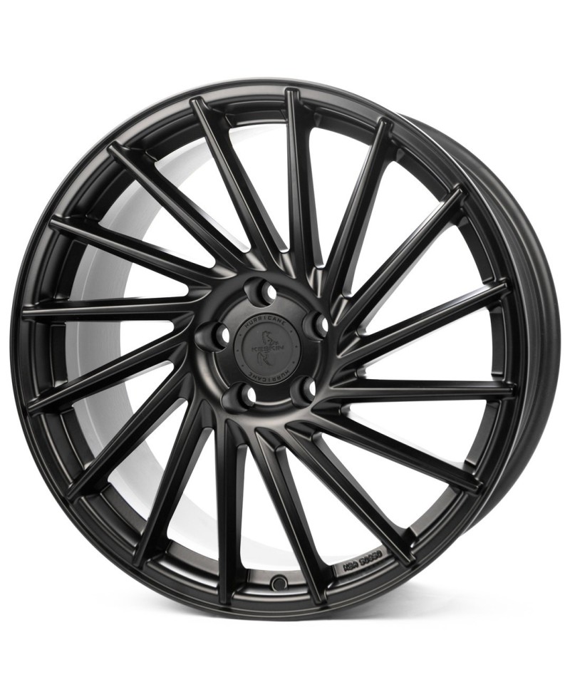 KESKIN KT17 Hurricane MATT BLACK PAINTED 9,5x21 5/112 ET35 Alésage 66,6