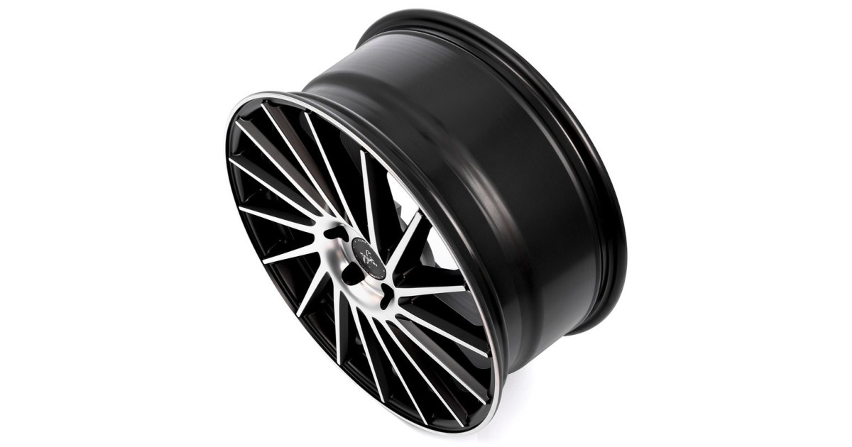 KESKIN KT17  Hurricane MATT BLACK FRONT POLISH 10x22 5/130 ET50 Alésage 71,6