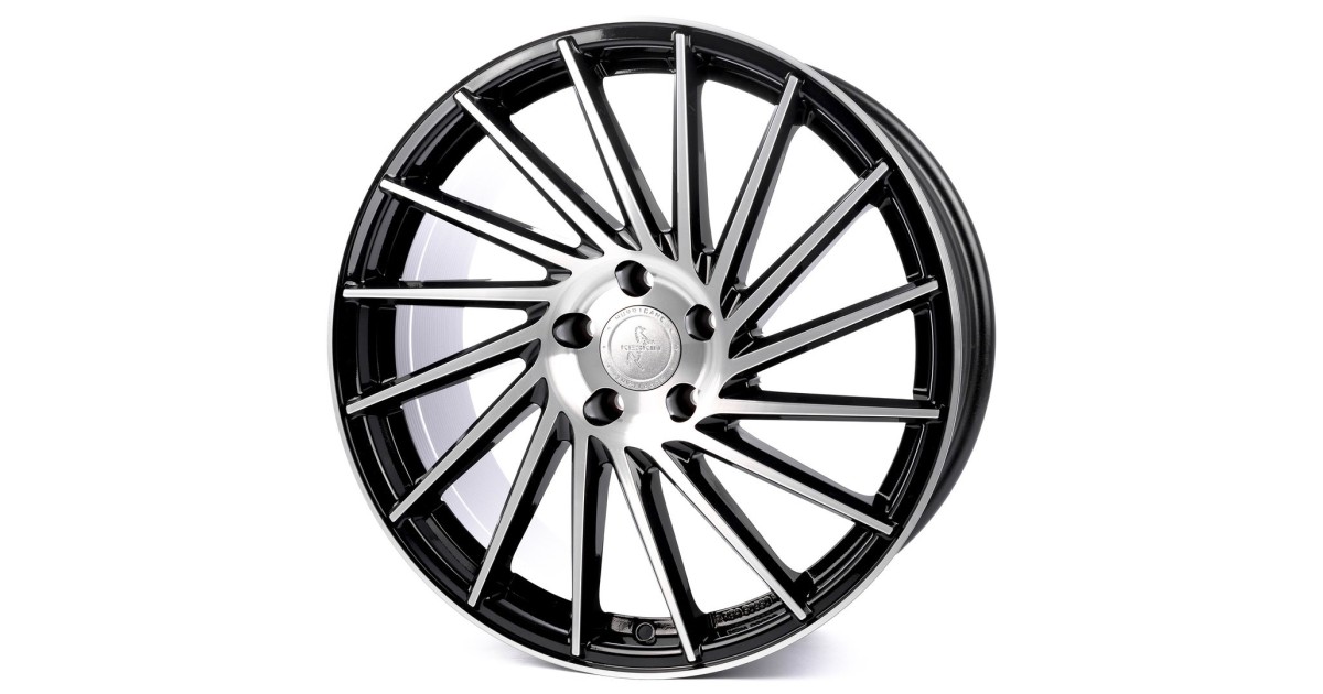 KESKIN KT17 Hurricane  BLACK FRONT POLISH 9x20 5/112 ET30 Alésage 72,6