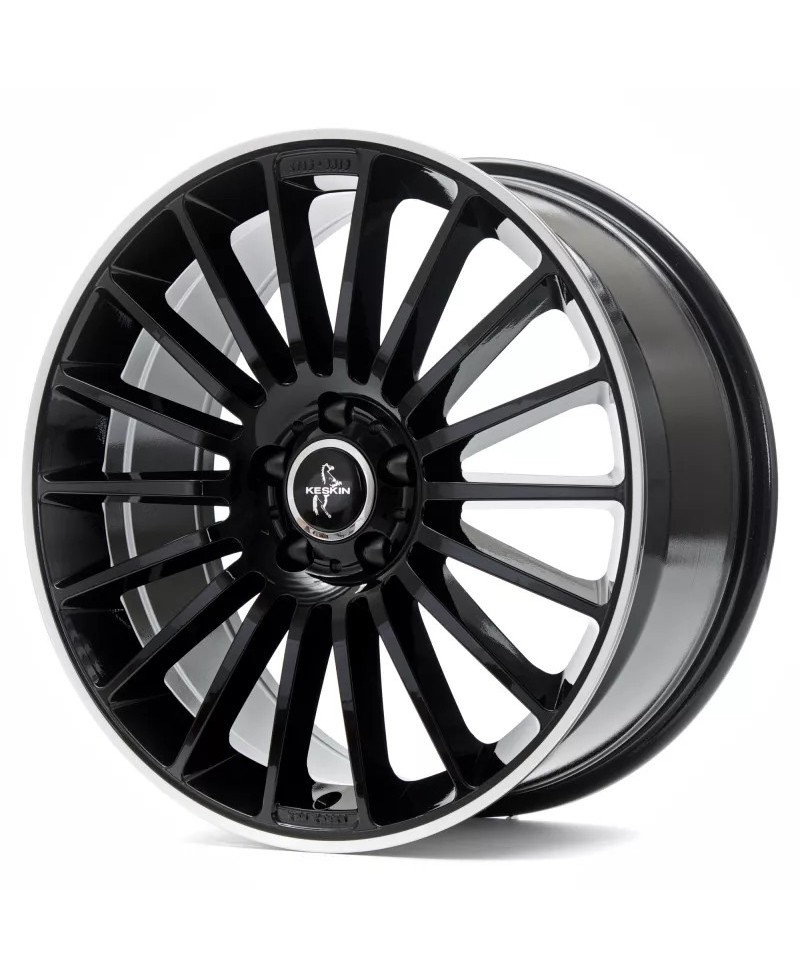 KESKIN KT15 Speed BLACK LIP POLISH 8,5x20 5/112 ET42 Alésage 66,6