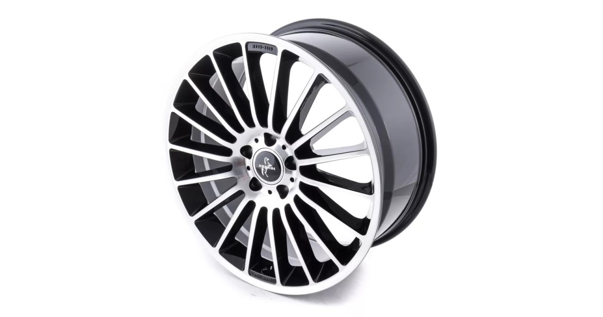 KESKIN KT15 Speed BLACK FRONT POLISH 8,5x19 5/112 ET45 Alésage 66,6