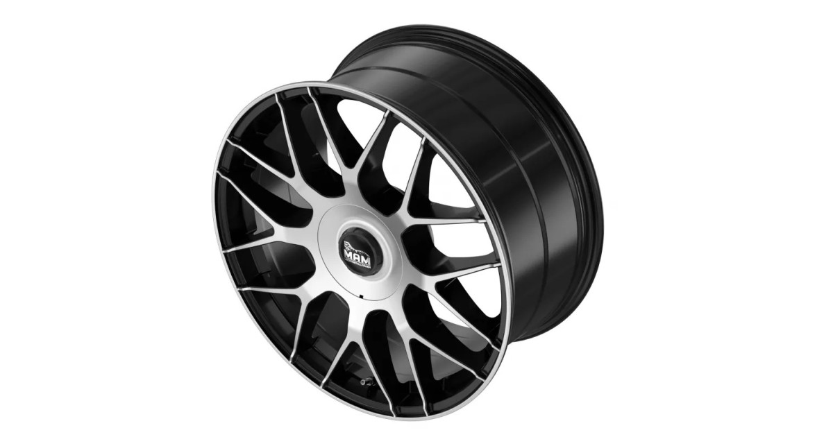 MAM GT1 BLACK FRONT POLISH 8,5x19 5/112 ET30 Alésage 66,6