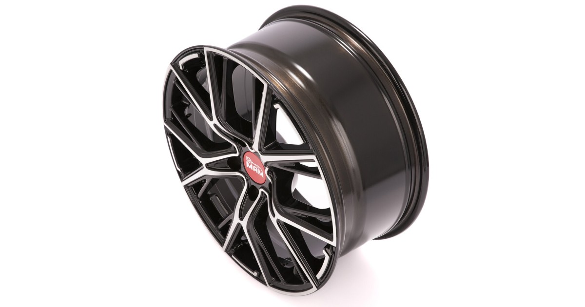 MAM B4 Black front polish 8,5x19 5/ 112 ET30 , Alésage 72,6