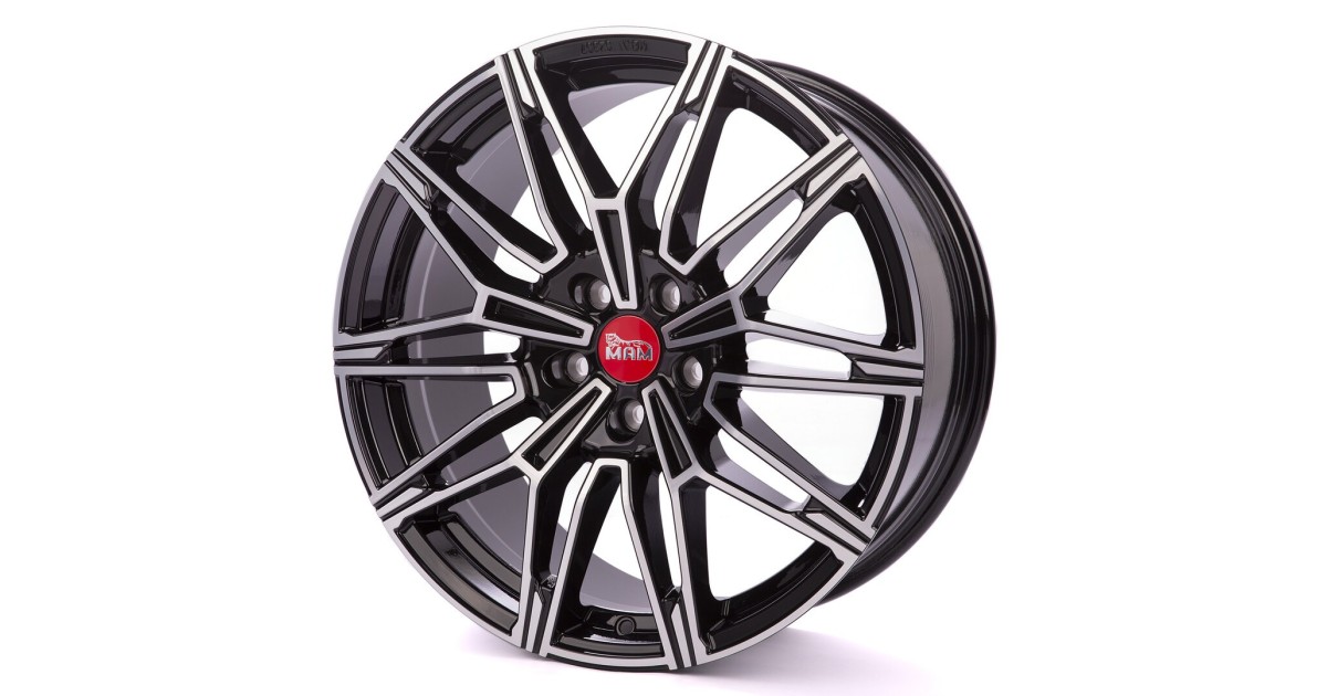 MAM B3N BLACK FRONT POLISH 8,5x19 5/112 ET30 Alésage 66,6