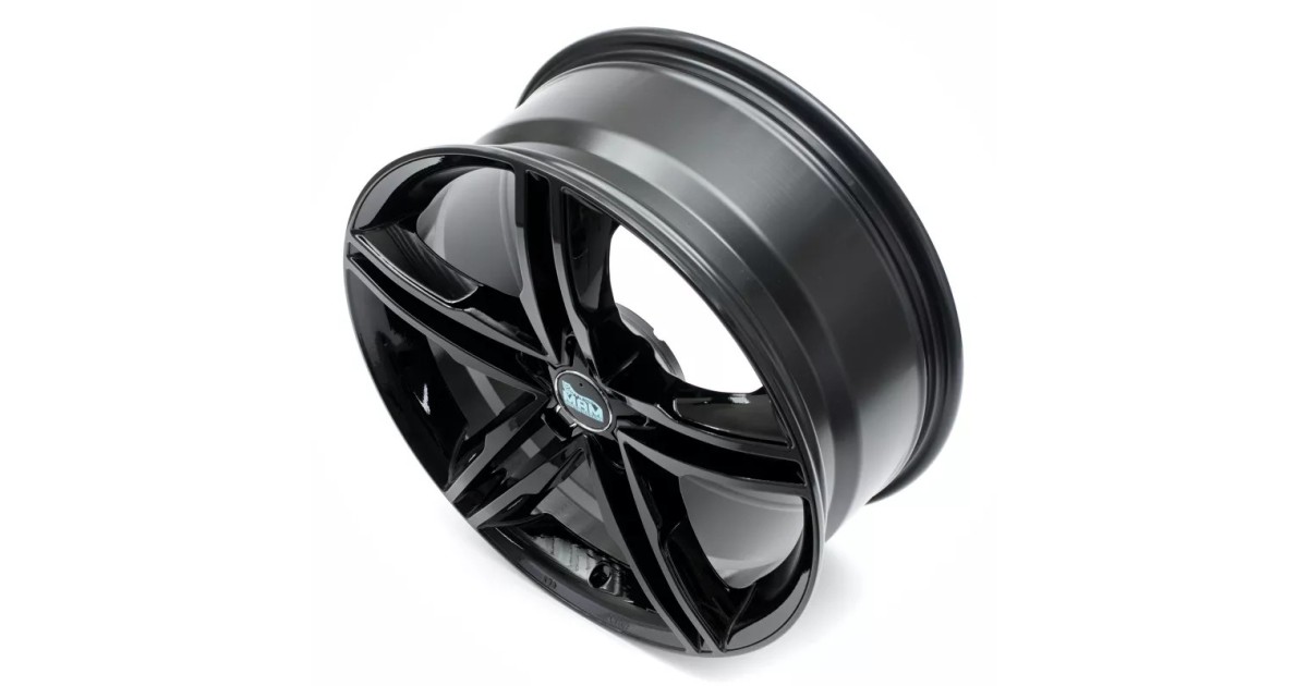 MAM A1 BLACK PAINTED 8x19 5/112 ET30 Alésage 66,6