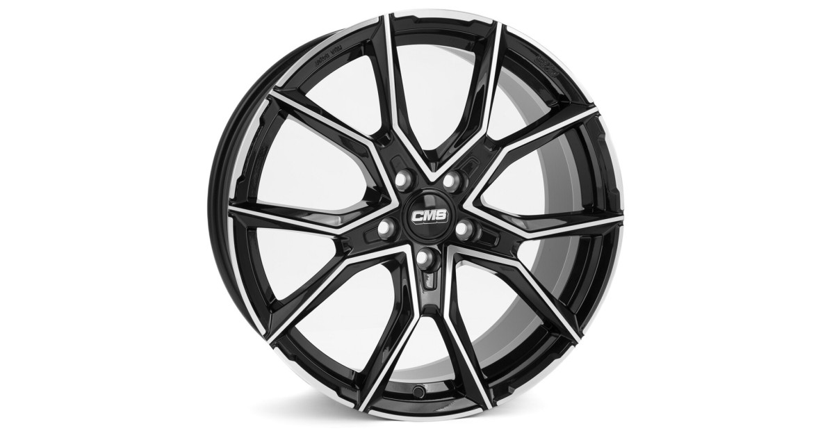 Jante ALU, CMS C33 Diamant Noir Brillant, 8X19 5/112 ET47, Alésage 66.5